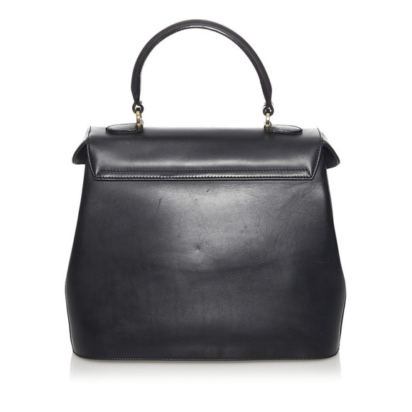 SALVATORE FERRAGAMO Handbag Shoulder Bag AN 21 5209 Black Leather Ladies - Picture 4 of 8